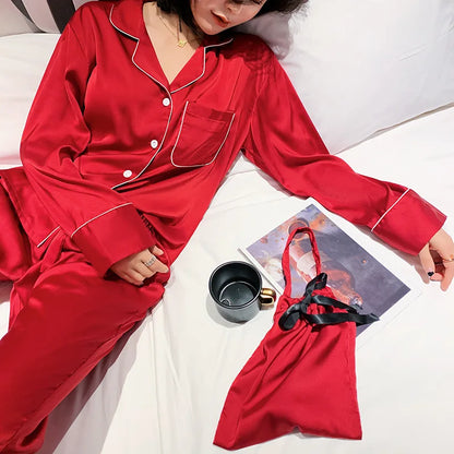 Adanna Silk Pajamas Set