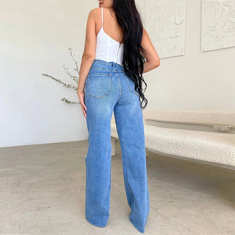 Ananya High Waisted Flare Jeans