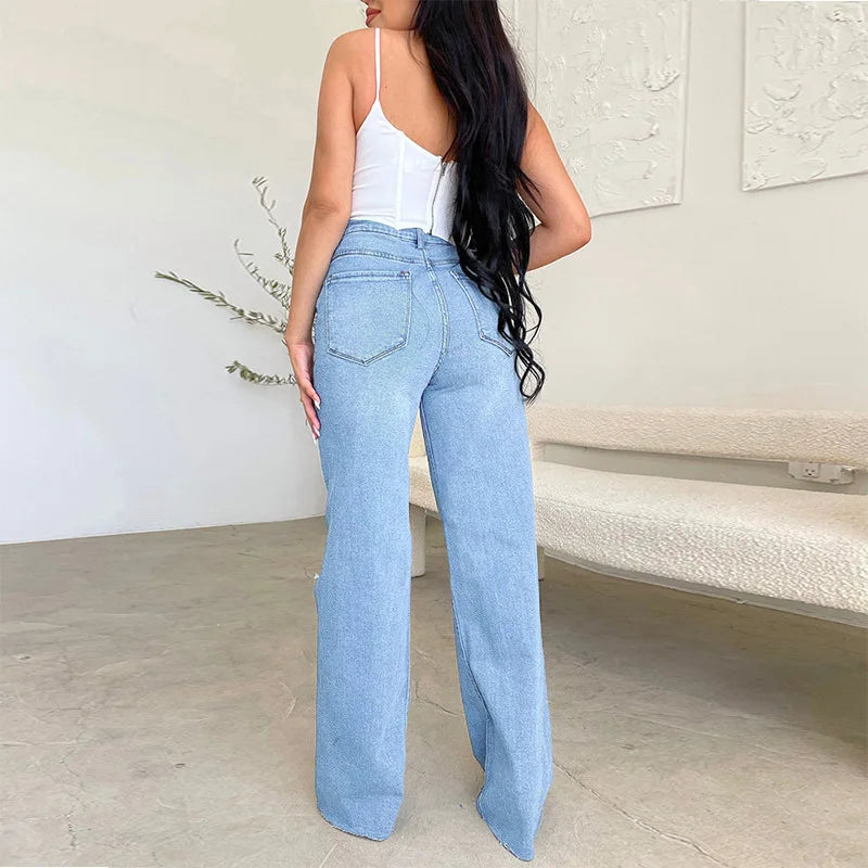 Ananya High Waisted Flare Jeans